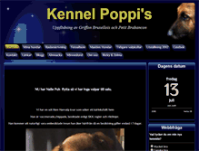 Tablet Screenshot of kennelpoppis.se